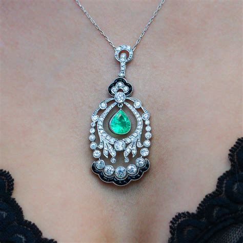 This Beautiful Art Deco Inspired Pendant Is A Lineagebylevys Design
