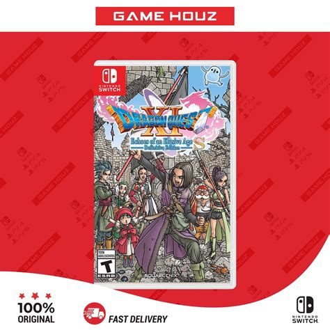 Switch Dragon Quest Xi S Echoes Of An Elusive Age Definitive Edition Dragon Quest 11 S