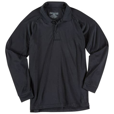 511 Tactical 511 Tactical Mens Performance Long Sleeve Polo 100