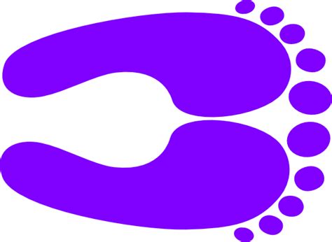 Purple Happy Feet Clip Art At Vector Clip Art Online