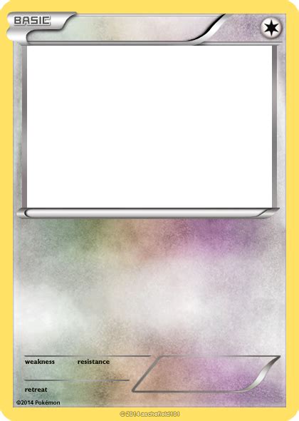 Blank Pokemon Card Printable Template