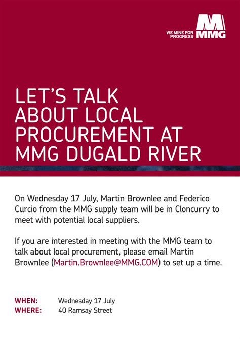 Pdf Lets Talk About Local Procurement At Mmg Talk About Local