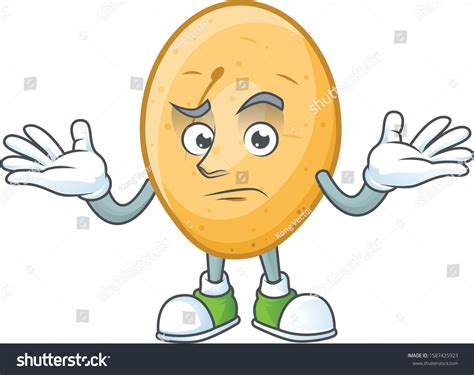 Cool Grinning Of Potato Mascot Cartoon Style Royalty Free Stock