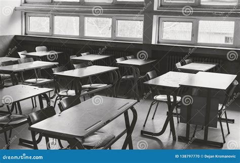 Old School Classroom Stock Photo Image Of Empty Close 138797770