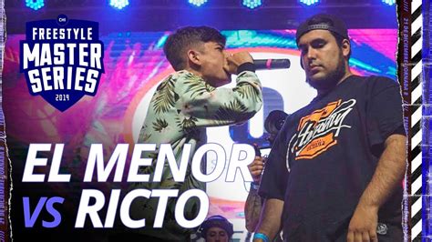 El Menor Vs Ricto Fms Chile Jornada 8 Temporada 2019 Youtube