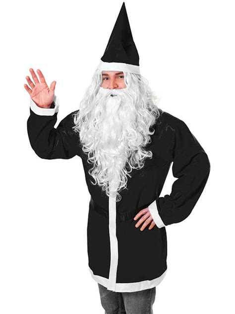 Santa Wizard Wig And White Beard Budget Costumes R Us Fancy Dress