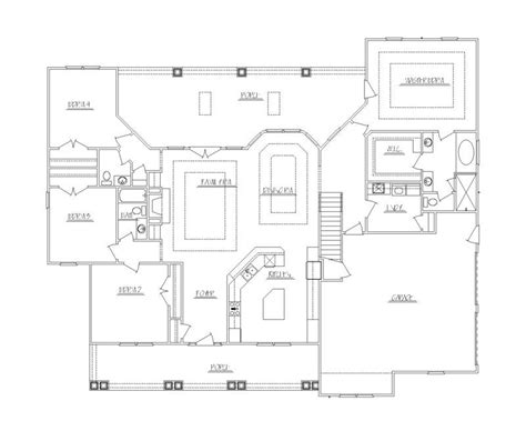 Richmond avenue house plan 2393t. Inspirational 4 Bedroom With Bonus Room House Plans - New ...
