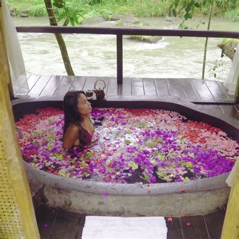 experience a flower bath bali [video] vacation places cool places to visit places to travel