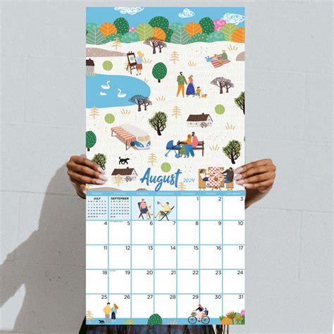 2024 Folk Love Wall Calendar Tf Publishing Calendars Planners