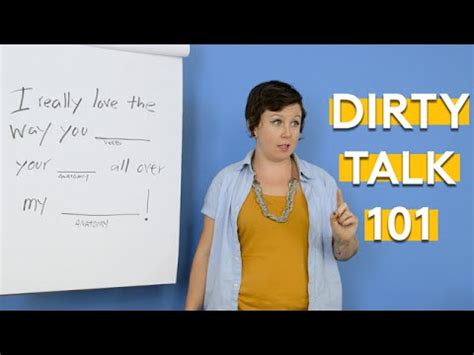 Lessons In How To Dirty Talk With Your Partner With Tina Horn YouTube