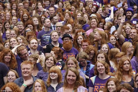 Thousands Descend On Dutch City For International Redhead Day