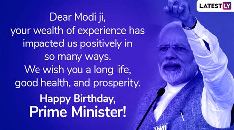 Happy Birthday Pm Narendra Modi Messages And Wishes To Share As