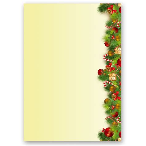 Din a4 weihnachtsmotive download / weihnachten rahmen vektoren, fotos und psd dateien. Motiv-Briefpapier WEIHNACHTSGRÜSSE 25 Blatt DIN A4 90g/m²