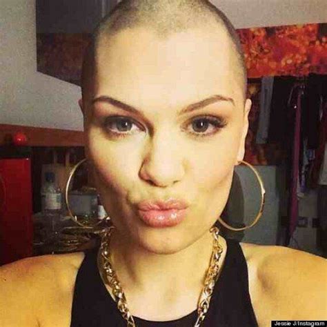 comic relief 2013 jessie j shaves hair off for red nose day pics huffpost uk entertainment