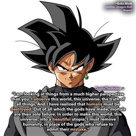 41 Best Dragon Ball Quotes Wallpapers Dragon Ball Goku Black
