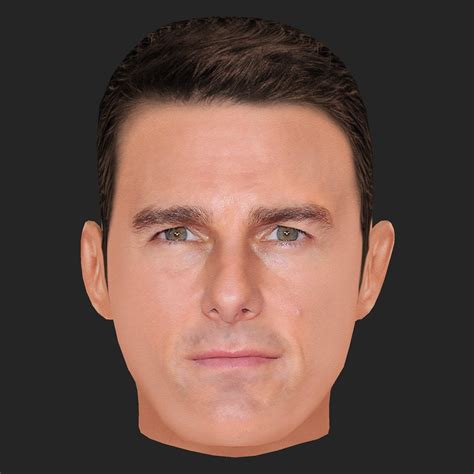 Tom Cruise Head 3d Model By Nammichael