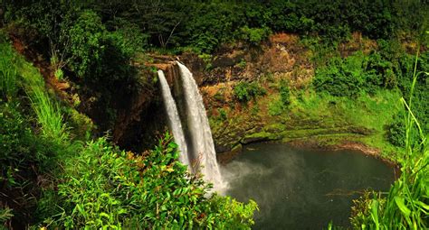 Wailua Falls On Kauai Information Safety And Photos