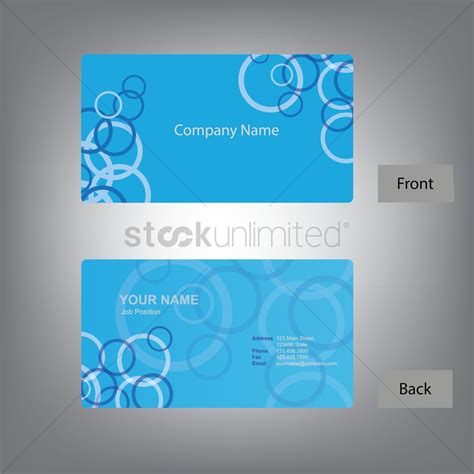 Now the page setup dialog box will pop up. Business Card Front And Back Design Visiting Template Free ...