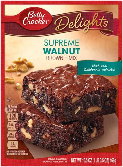 Betty Crocker Delights Supreme Walnut Brownie Mix Hy Vee Aisles