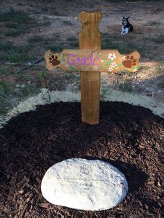 Pet grave markers petmemoriallane.com custom engraved granite, river rock and other types of markers for your pets. Custom Metal Cross for Easter, Pet Grave Marker, Decorative Yard Garden Flag | Crafts | Pet ...