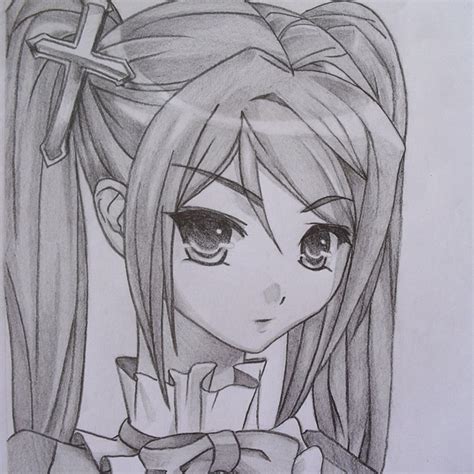 Cute Anime Boy Drawings In Pencil Easy Cute Anime Girl Drawing At