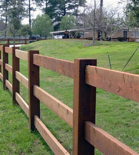 20 Rustic Wood Fence Ideas Decoomo