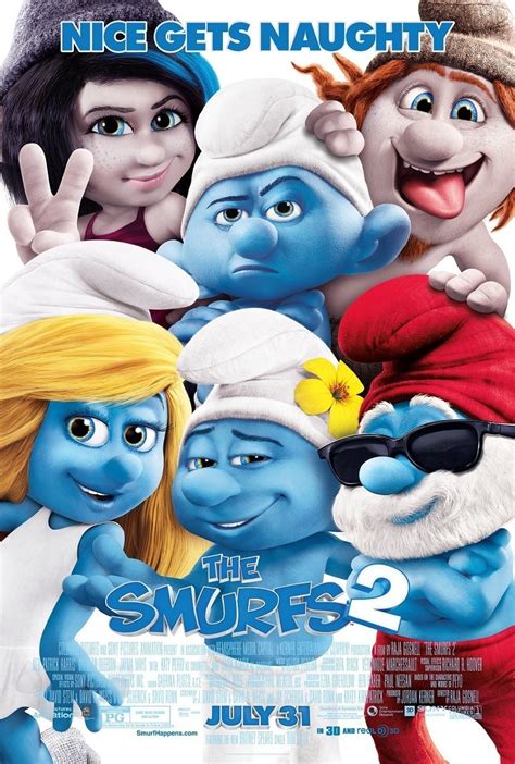 Five More Posters For Raja Gosnells The Smurfs 2 Scannain