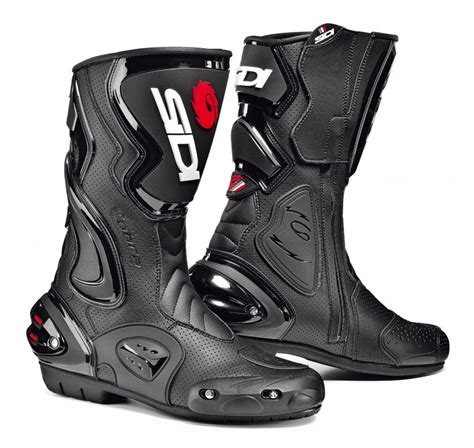 As with sports, the design for motorcycle footwear. $250.00 Sidi Mens Cobra Air Riding Boots #998403
