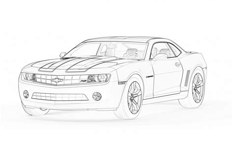 Chevrolet Camaro Coloring Page Printable Page For All Coloring Home