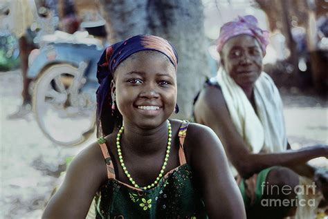 Smiling Lady In Burkina Faso Africa Photograph By Wernher Krutein
