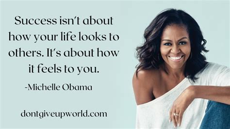 Quote On Success By Michelle Obama Dont Give Up World