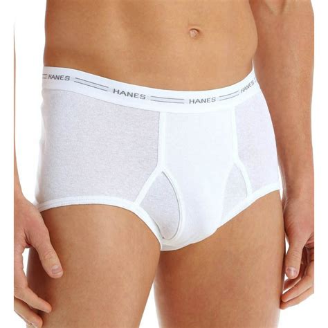 Hanes Hanes Mens White Briefs 9 Pack Comfortsoft Tagless Full Rise Underwear M 3x Walmart