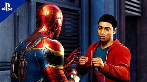 Ps Spider Man Teaches Miles Morales To Fight Youtube