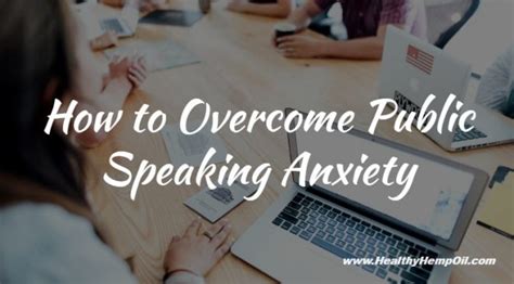 How To Overcome Public Speaking Anxiety Hho