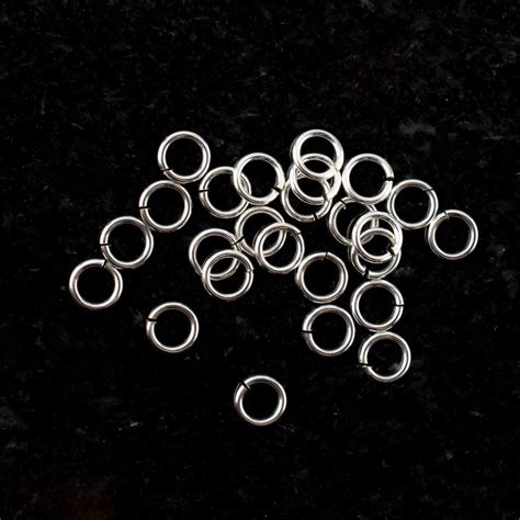 5mm Sterling Silver 20ga Open Jump Rings Made In The Usa From