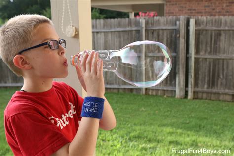 How To Make Giant Bubbles And Awesome Bubble Wands Frugal Fun For