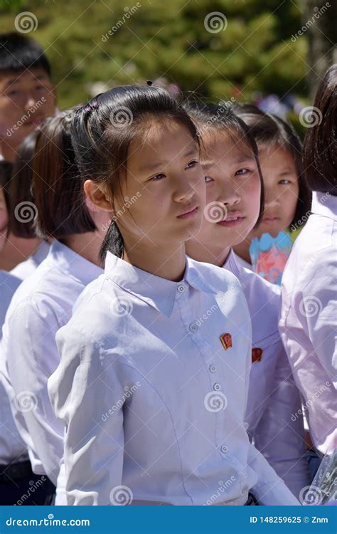 Pyongyang North Korea Girls Editorial Image Image Of Asian City 148259625