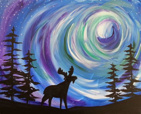 How To Paint The Northern Lights Howtohjk