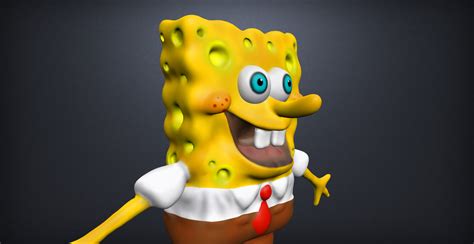 Spongebob Character Sc1 3d Model