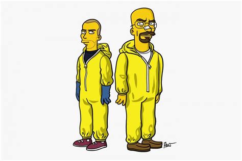 ‘breaking Bad Characters As ‘the Simpsons By Adrien