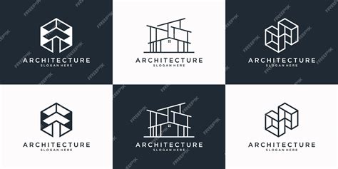 Premium Vector Collection Of Architecture Logo Design Template