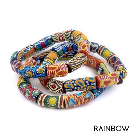 African Bead Bracelet Choose Your Color Handmade Stackable Etsy Australia