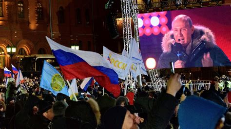 Putin Wins Russia Election And Broad Mandate For 4th Term The New York Times
