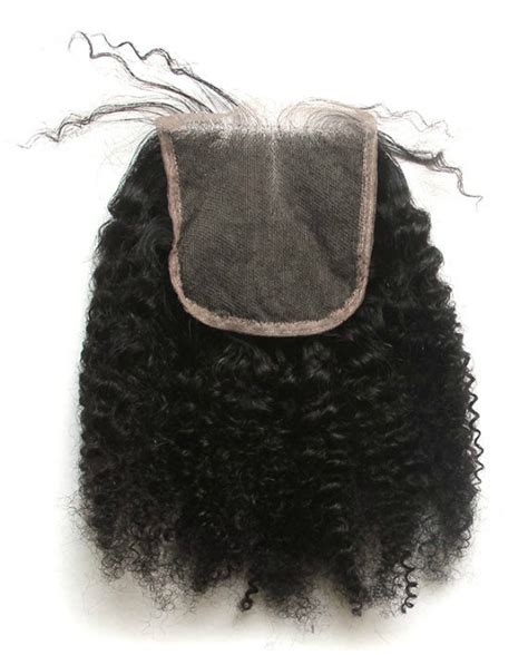 Brazilian Afro Kinky Closure Pretty Hair Dropship