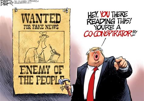 How Political Cartoonists Mock Trump’s ‘enemy Of The People’ Attack The Washington Post