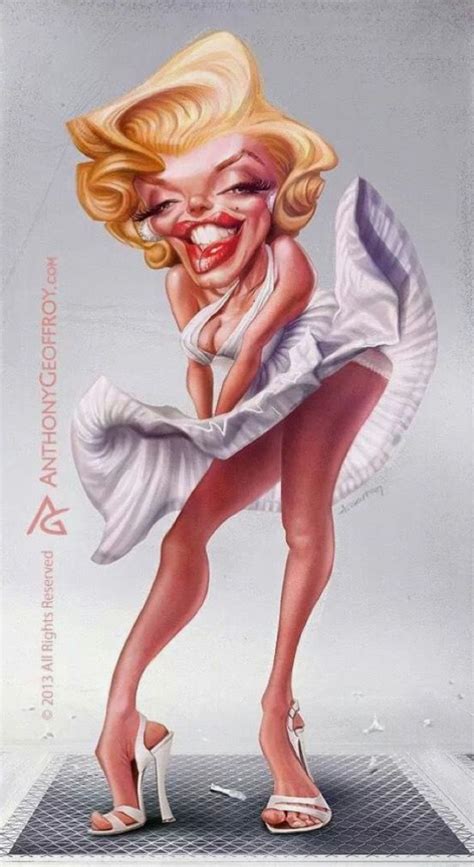 Marilyn Monroe Funny Caricatures Caricature Caricature Artist