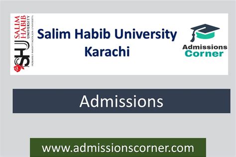 Salim Habib University Karachi Admissions Spring 2023