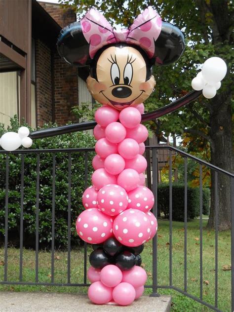 Minnie Mouse Birthday Balloon Decorations Minnie Mouse Character Party