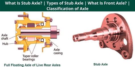 What Is Stub Axle Types Of Stub Axle What Is Front Axle