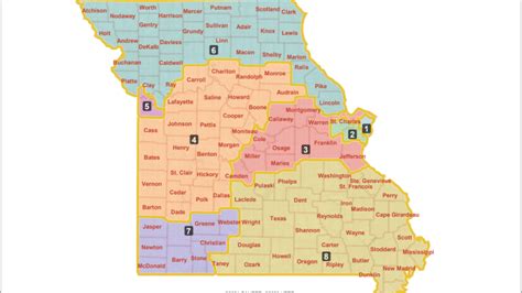 Missouri Legislature Releases New 2020 Congressional District Map